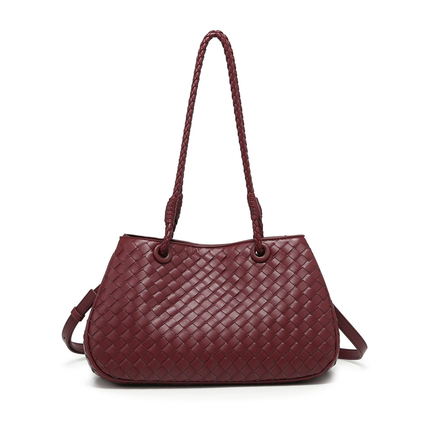 Women's Woven Soft Sheepskin Pattern Fashion Bags