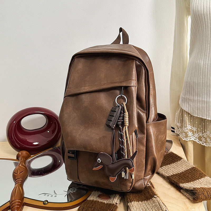 Men's High-grade Large Capacity Female College Fashion Leisure Backpack