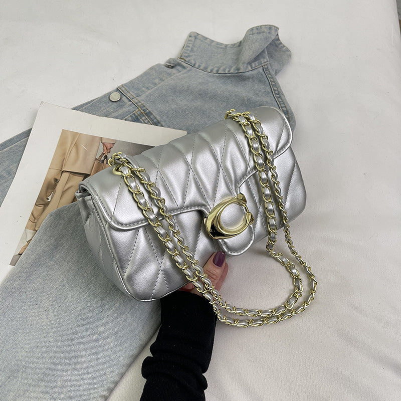 Unique Graceful Women's Fashion Rhombus Chain Women's Messenger Bag