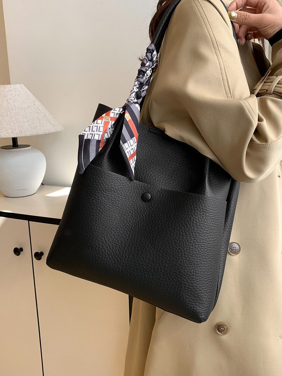 Women's Large Capacity High-grade Simple Fashion Trendy Tote Bag