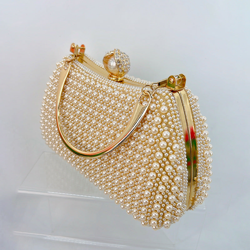 Pearl Cheongsam Dress Party Hand Underarm Handbags