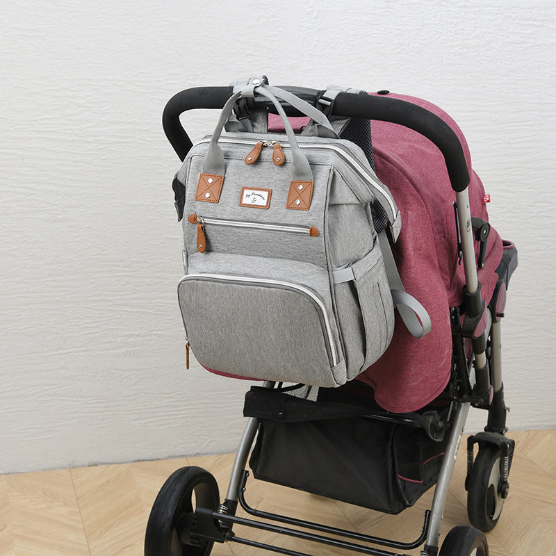Women's Oxford Cloth Waterproof Multifunctional Mom Outing Mummy Bag