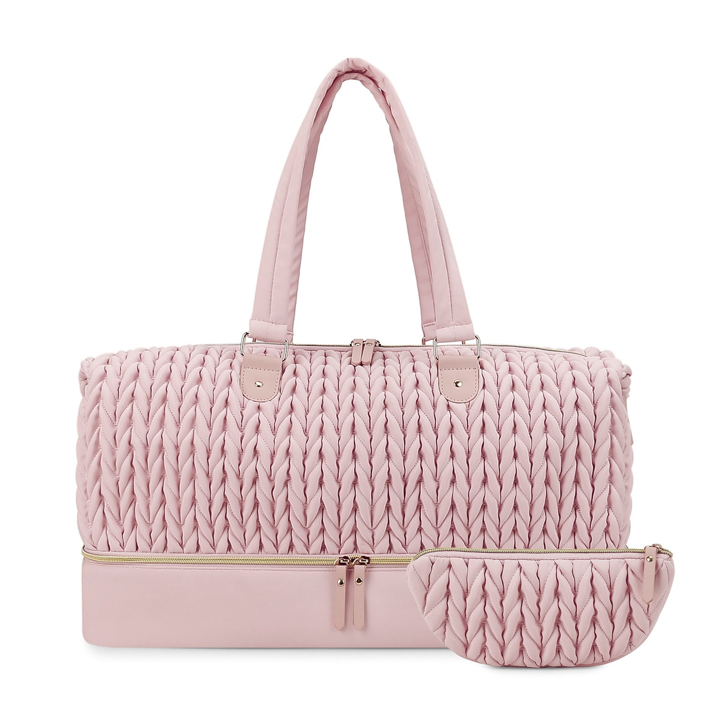 Quilted Embroidered Large Capacity Mother Fashion Mummy Bag