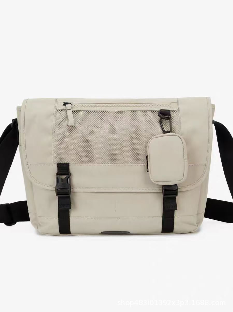 Men's House Trendy Cool Commuter Mechanical Style Fashionable Waterproof Shoulder Bags