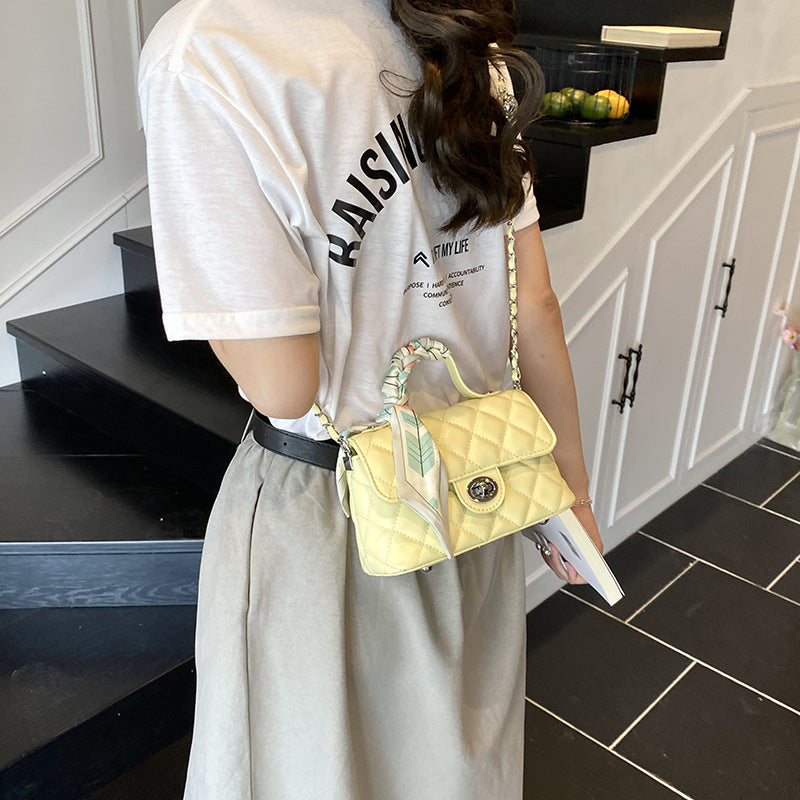 Women's Advanced Texture Summer Versatile Fashion Embroidery Small Square Bag