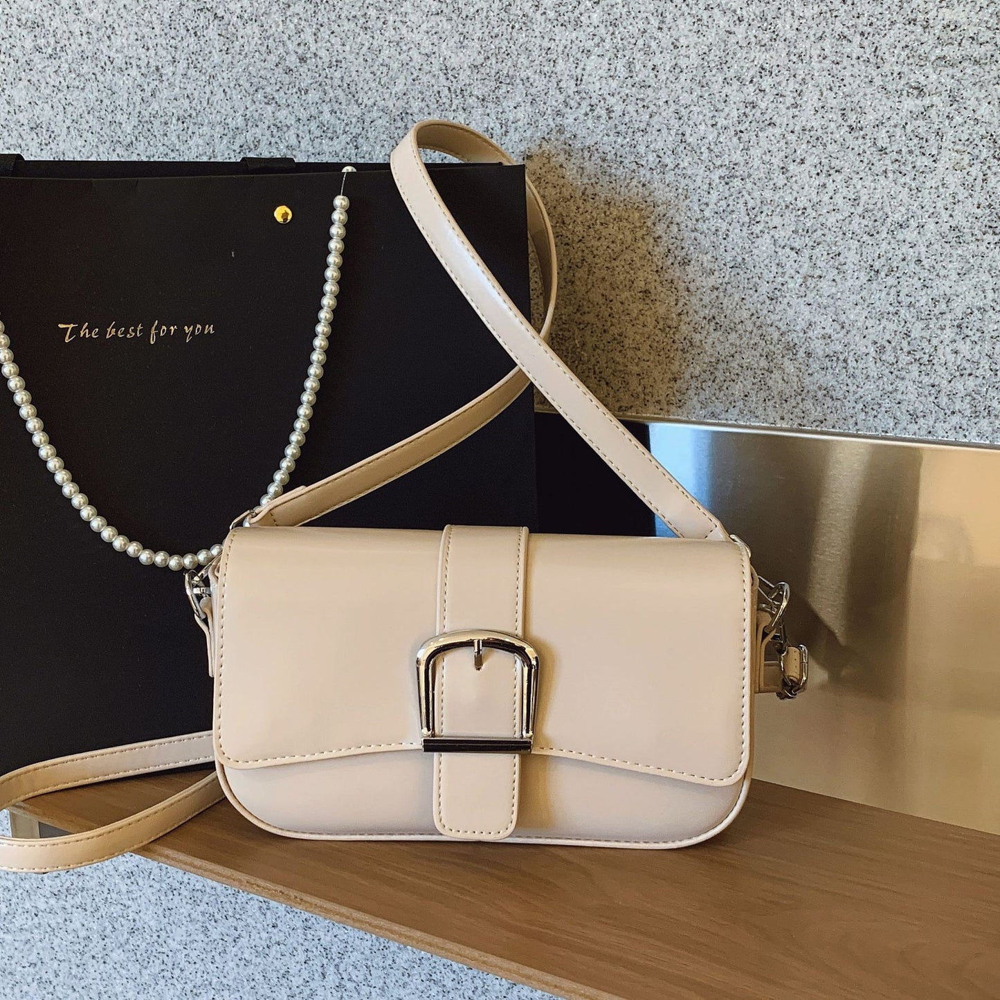 Women's Simple Retro Trendy Western Style For Small Square Bags