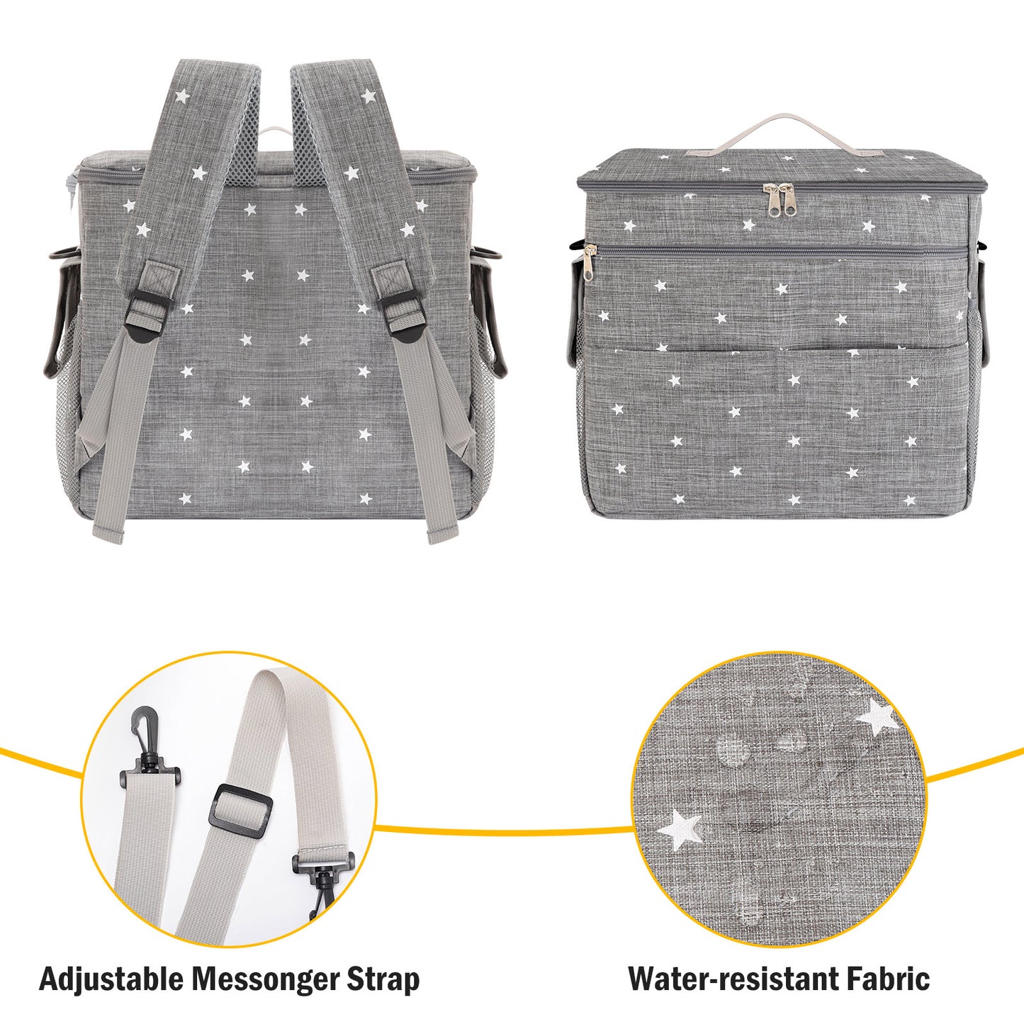 Multifunctional Portable Diaper Mother Stroller Pannier Mummy Bag