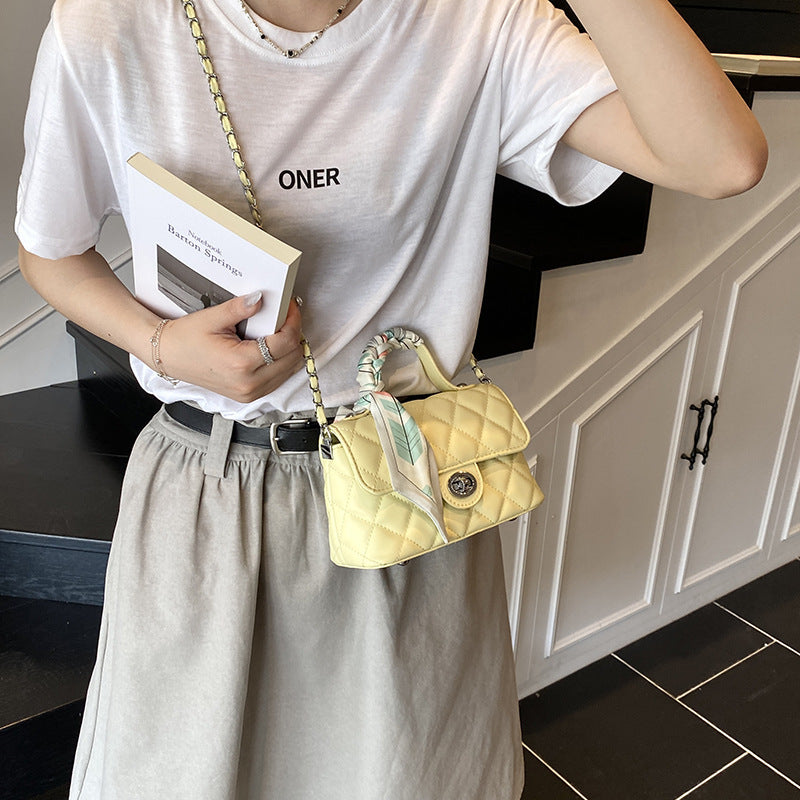 Women's Advanced Texture Summer Versatile Fashion Embroidery Small Square Bag