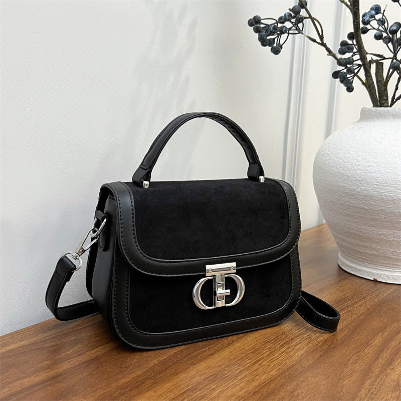 Women's Retro Minority Hand Holding Saddle Fashion Korean Style Exquisite Women's Messenger Bag