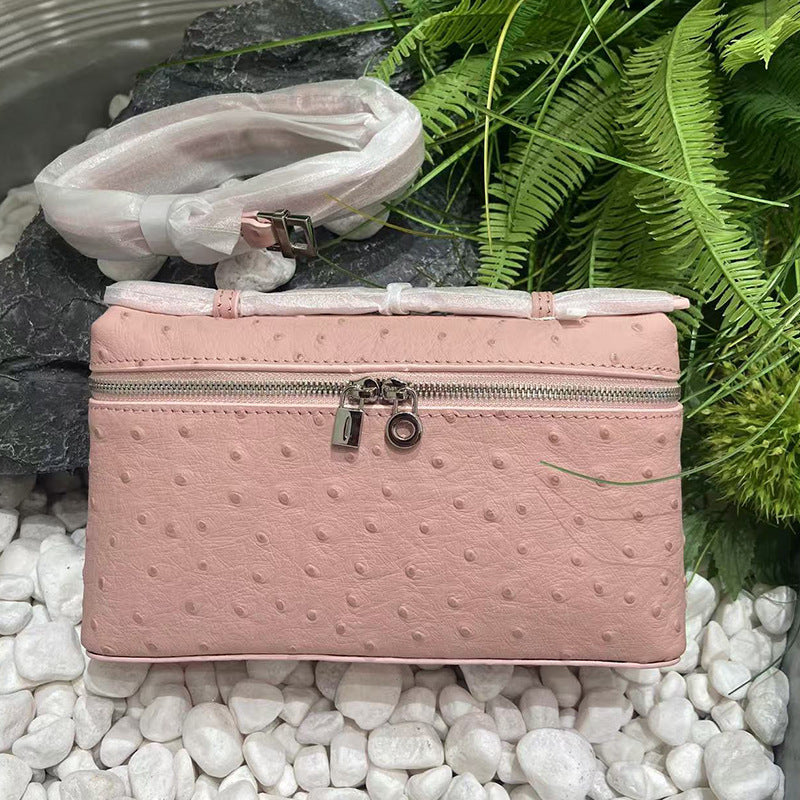 Genuine Leather Kelly Box Light Luxury Advanced Women's Shoulder Bag
