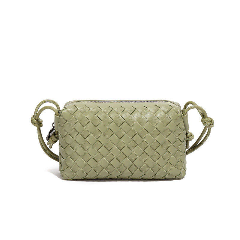 Women's Solid Color Woven One Fashion Fashionable Large Bags