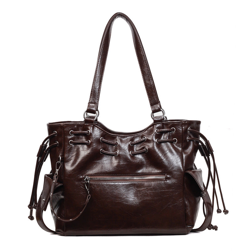 Mechanical Style High-grade Large Capacity Totes Shoulder Bags