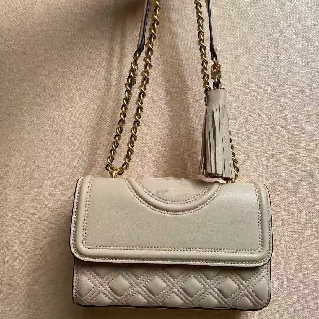 Women's High Quality Rhombus Tassel Chain High-grade Women's Shoulder Bag