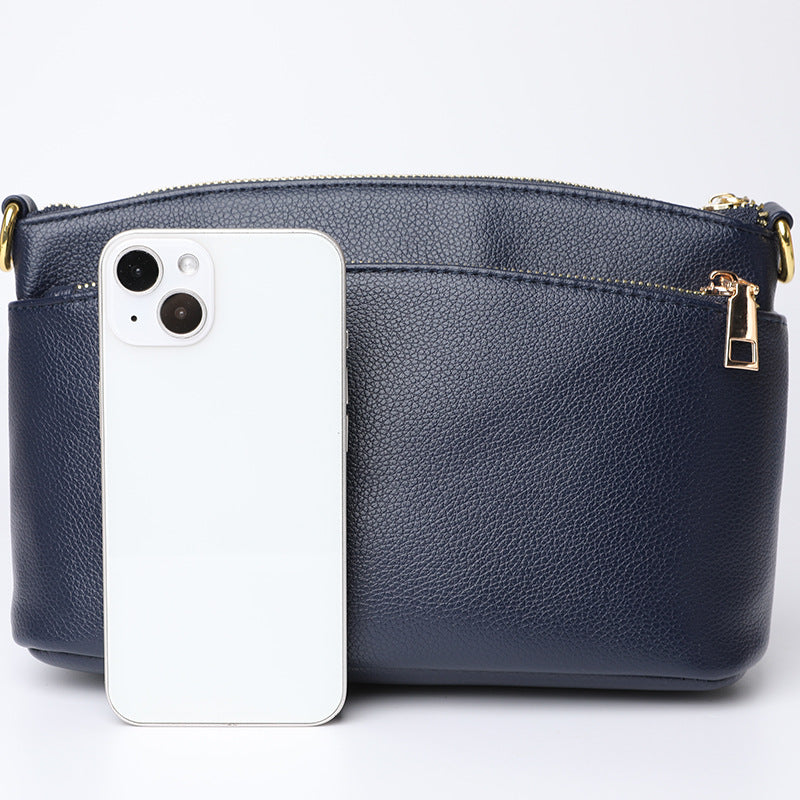Women's Leather Fashion Top Layer Cowhide High Women's Shoulder Bag