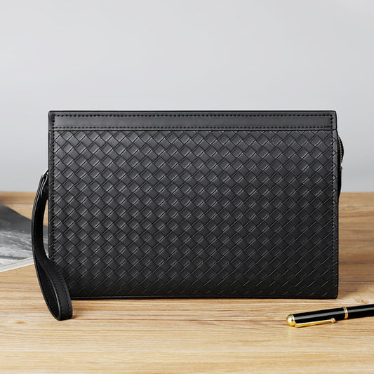 Durable Men's Woven Pattern Business Envelope Men's Clutch