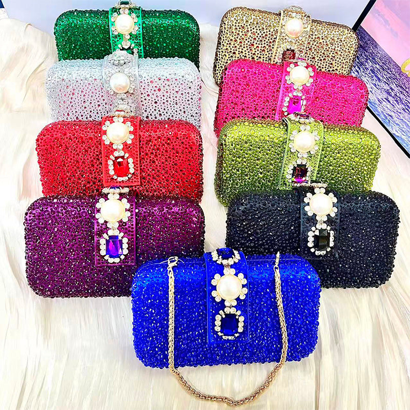Women's Banquet Silk Clutch Cheongsam Formal Dress Women's Shoulder Bag