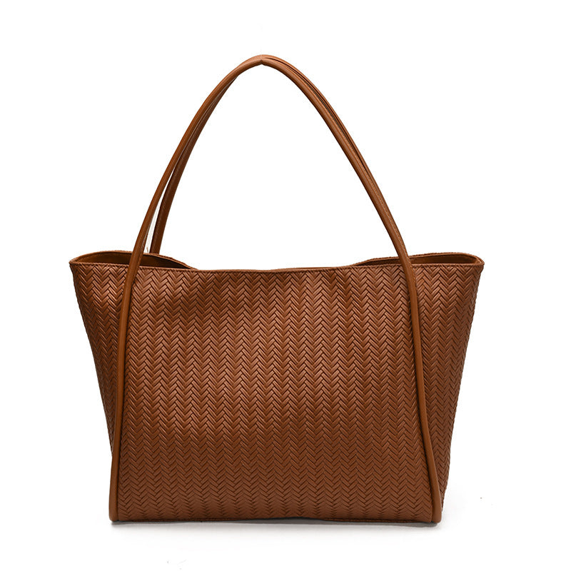 Women's Large Capacity Mild Luxury Retro Simple Handbags