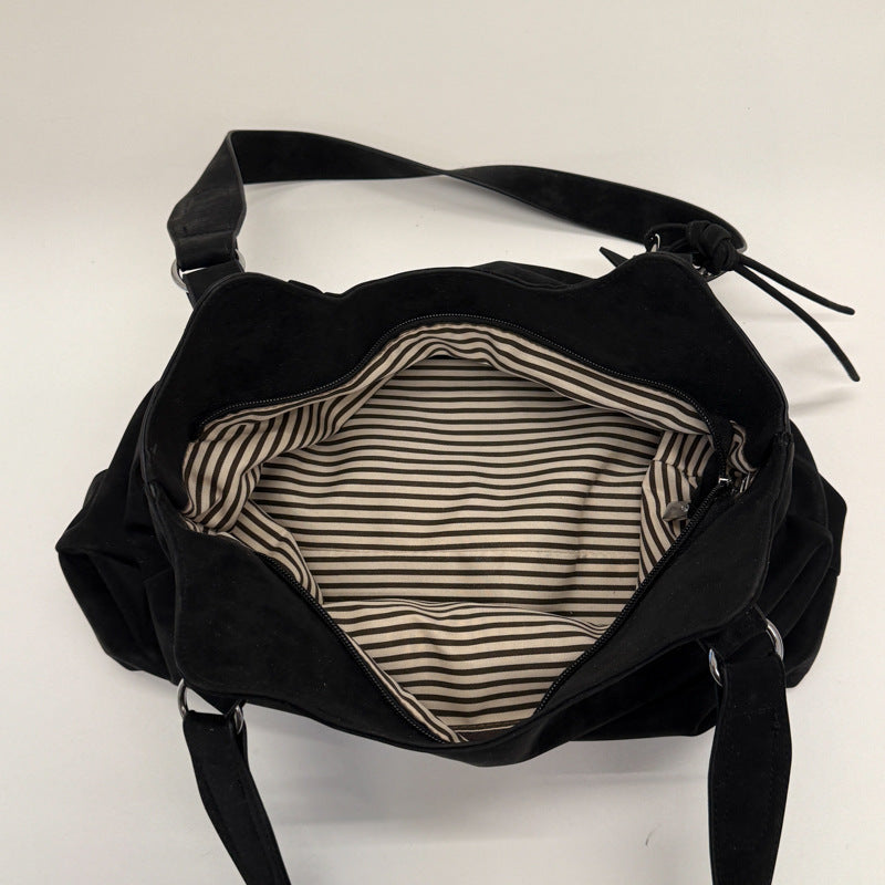 Women's Korean Style Large Capacity Retro Winter Texture Women's Shoulder Bag