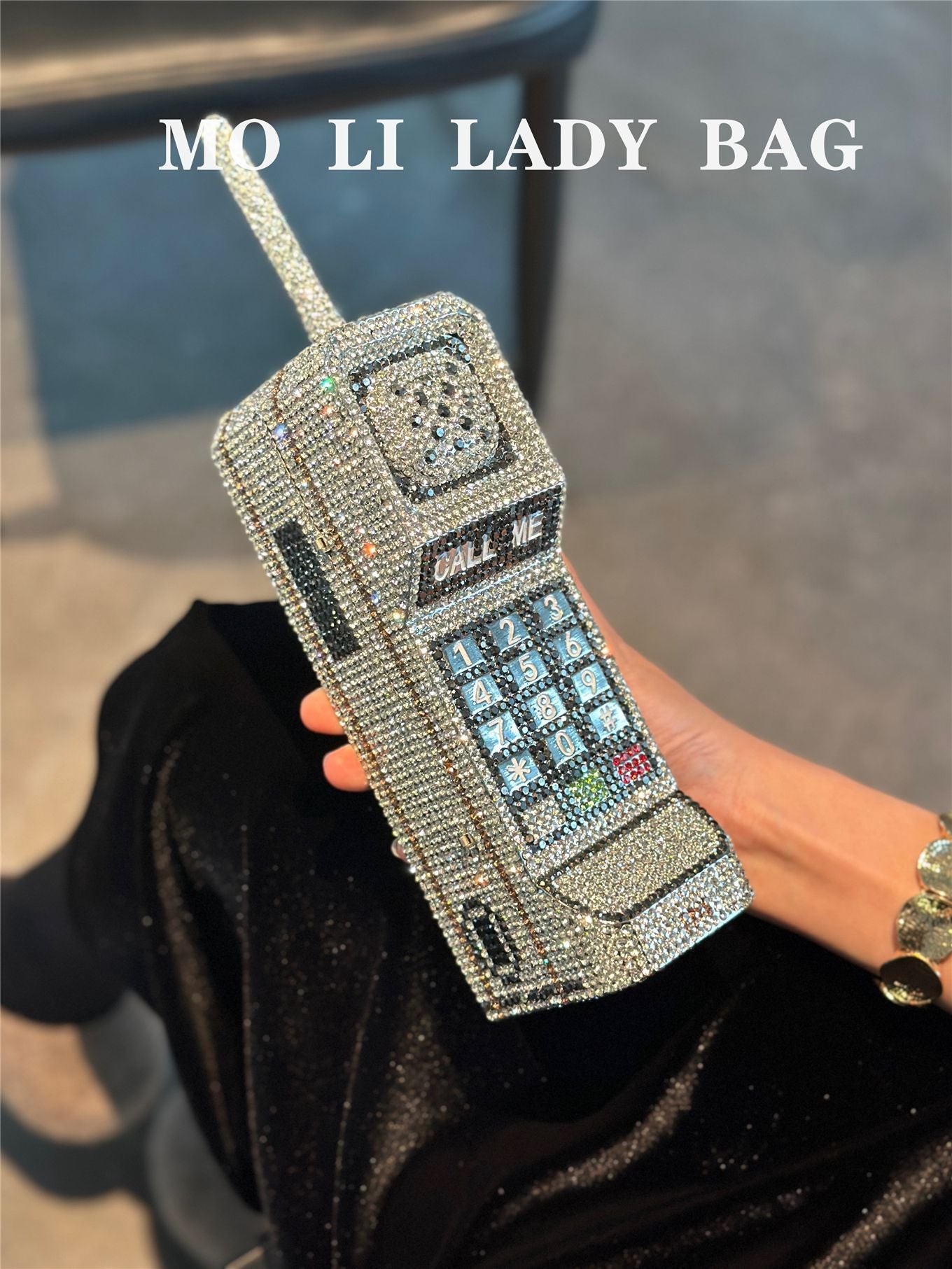 Luxury Noble Fashion Shiny Mobile Female Personality Banquet Phone Bags