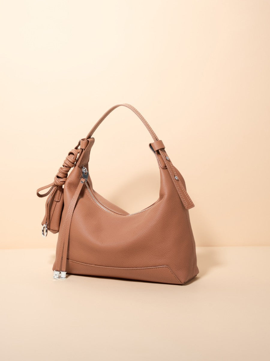 Women's First Layer Leather Large Capacity Mummy Dumpling Fashion Simple Women's Shoulder Bag