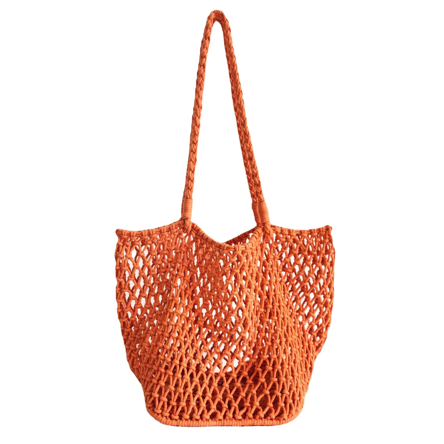 Net Cotton String Beach Vacation Leisure Women's Shoulder Bag