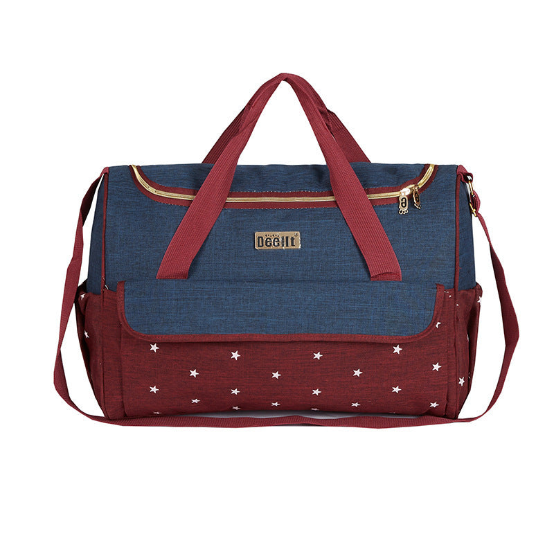 Elegant Casual Large Size Portable Diaper Shoulder Bags