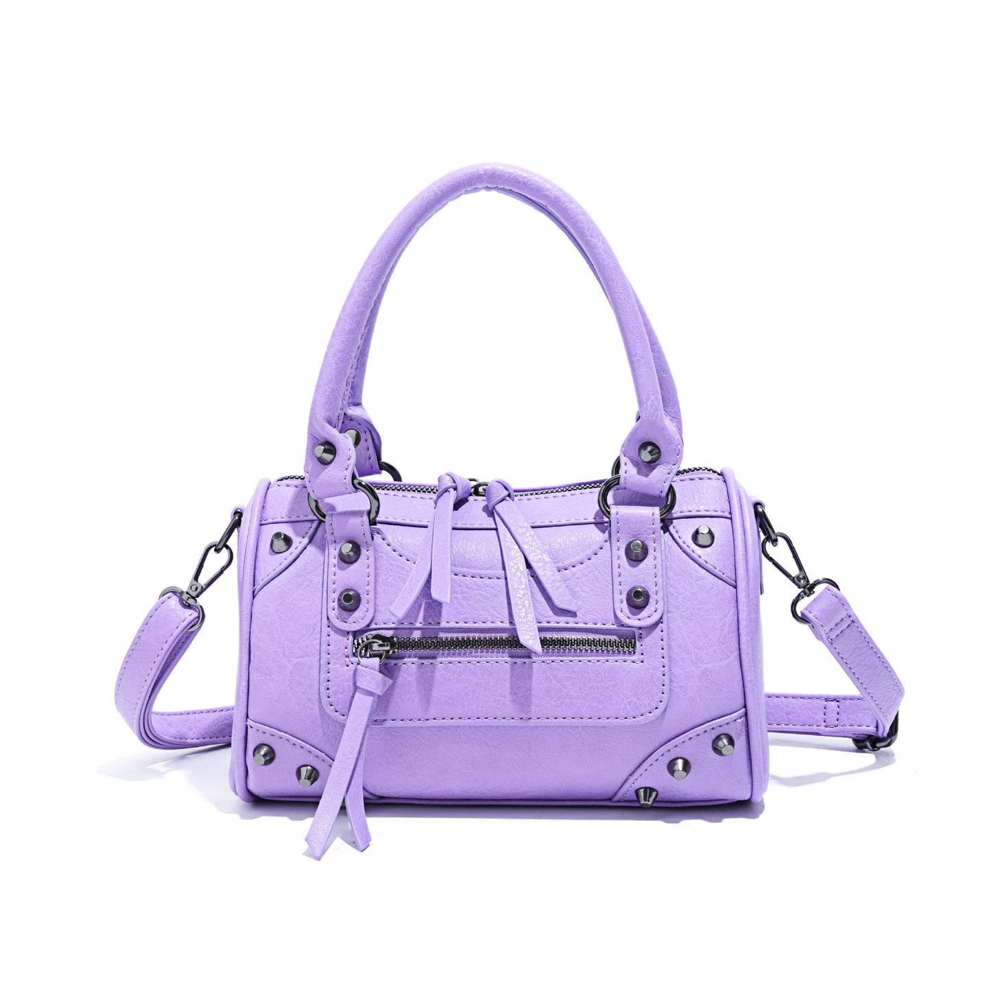 Women's Fashion Rivet Large Capacity Pillow Bowling Bags