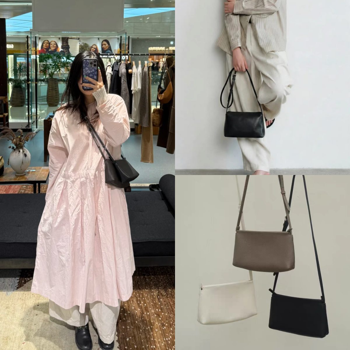 Niche Style Top Layer Cowhide Envelope Women's Messenger Bag
