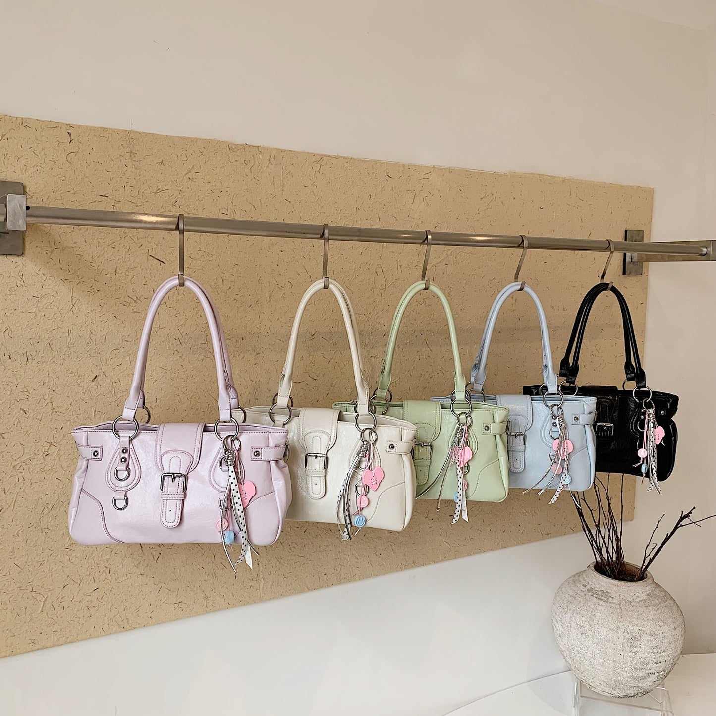 Women's Korean Style High-grade Motorcycle Large Capacity Versatile Western Women's Shoulder Bag