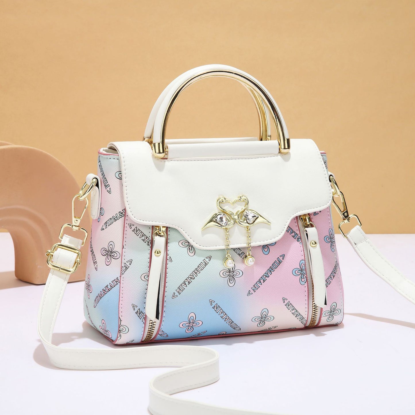 Women's Summer Fashion Colorful Portable Versatile Large Shoulder Bags
