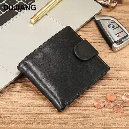 Leather For Man Retro High-grade Long Men's Wallet