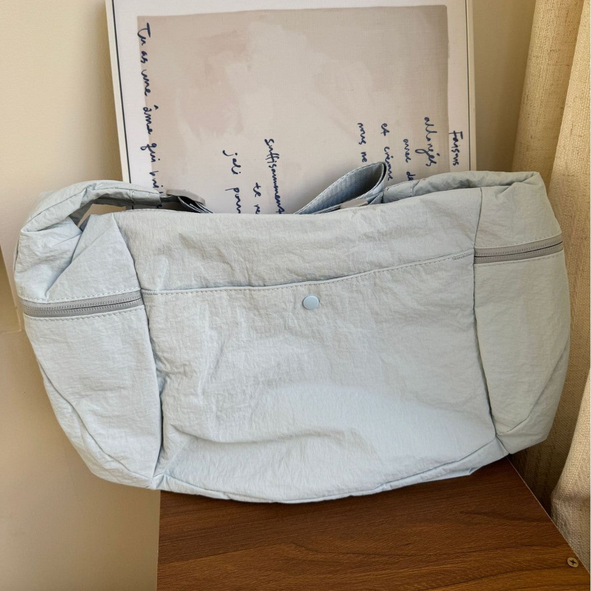 Women's Dew Nylon Croissant Large Capacity Commuter Dumpling Women's Messenger Bag