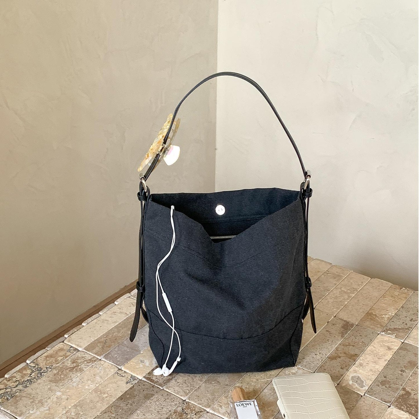 Women's Large Capacity Fashion Niche Canvas Women's Shoulder Bag