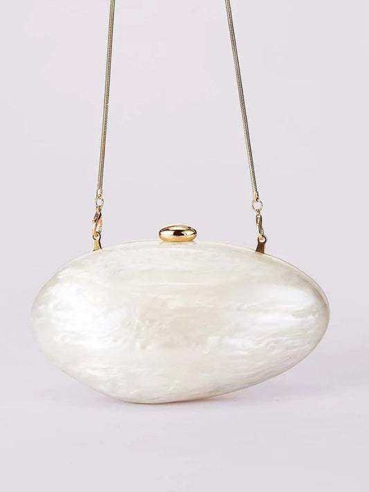 Charming Elegant Novelty Shell Clutch Solid Bags