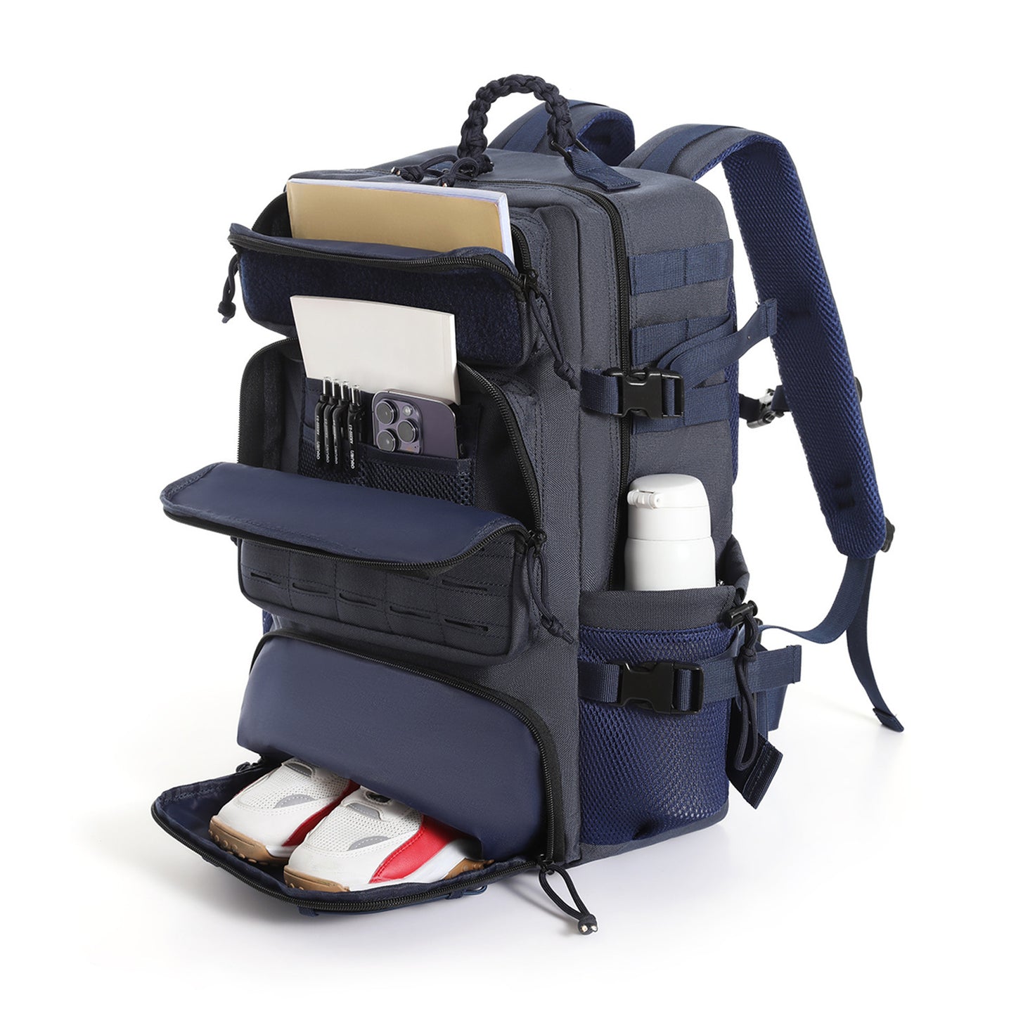 Men's Large Capacity Waterproof Hard-wearing Multifunctional Storage Tactical Backpack