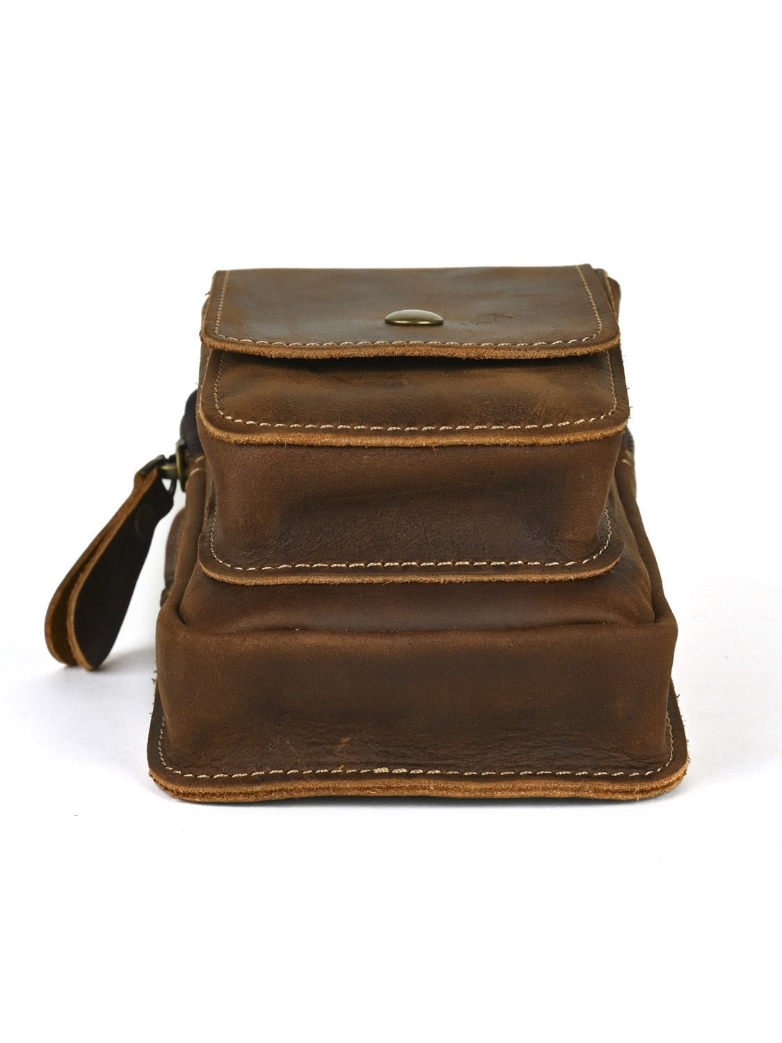 Leather First Layer Cowhide Wear Hanging Phone Bags