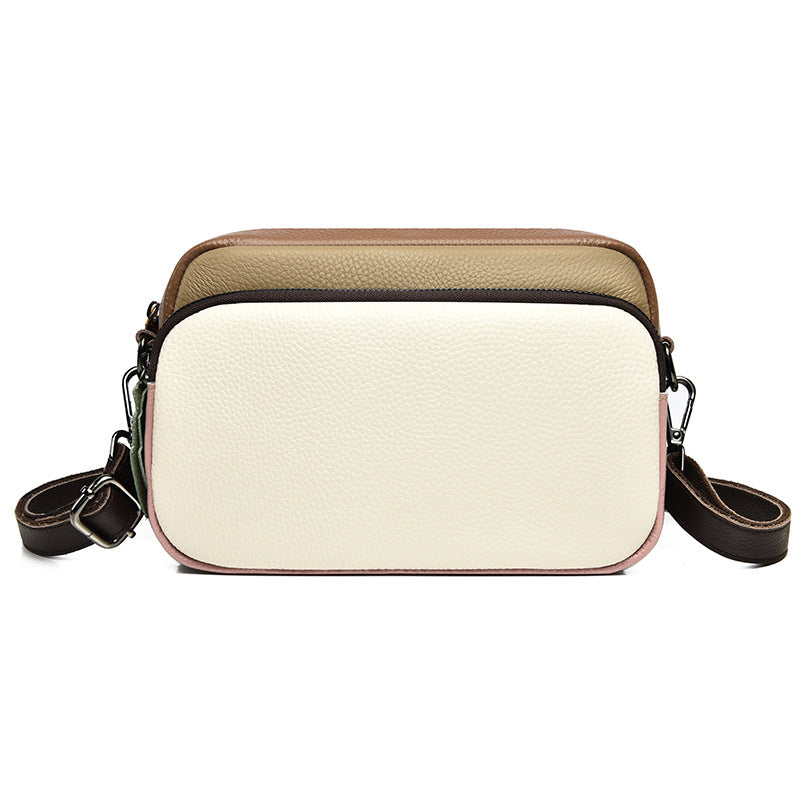 Women's Fashion Simple First Layer Soft Cowhide Women's Leather Bag