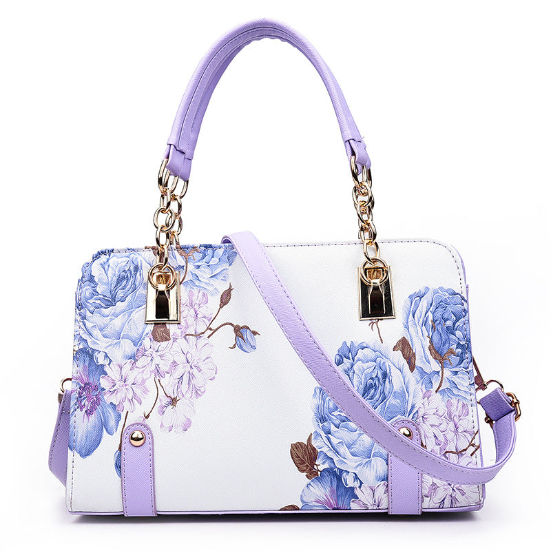 Women's Trendy Printed Shell Fashion Portable Bags