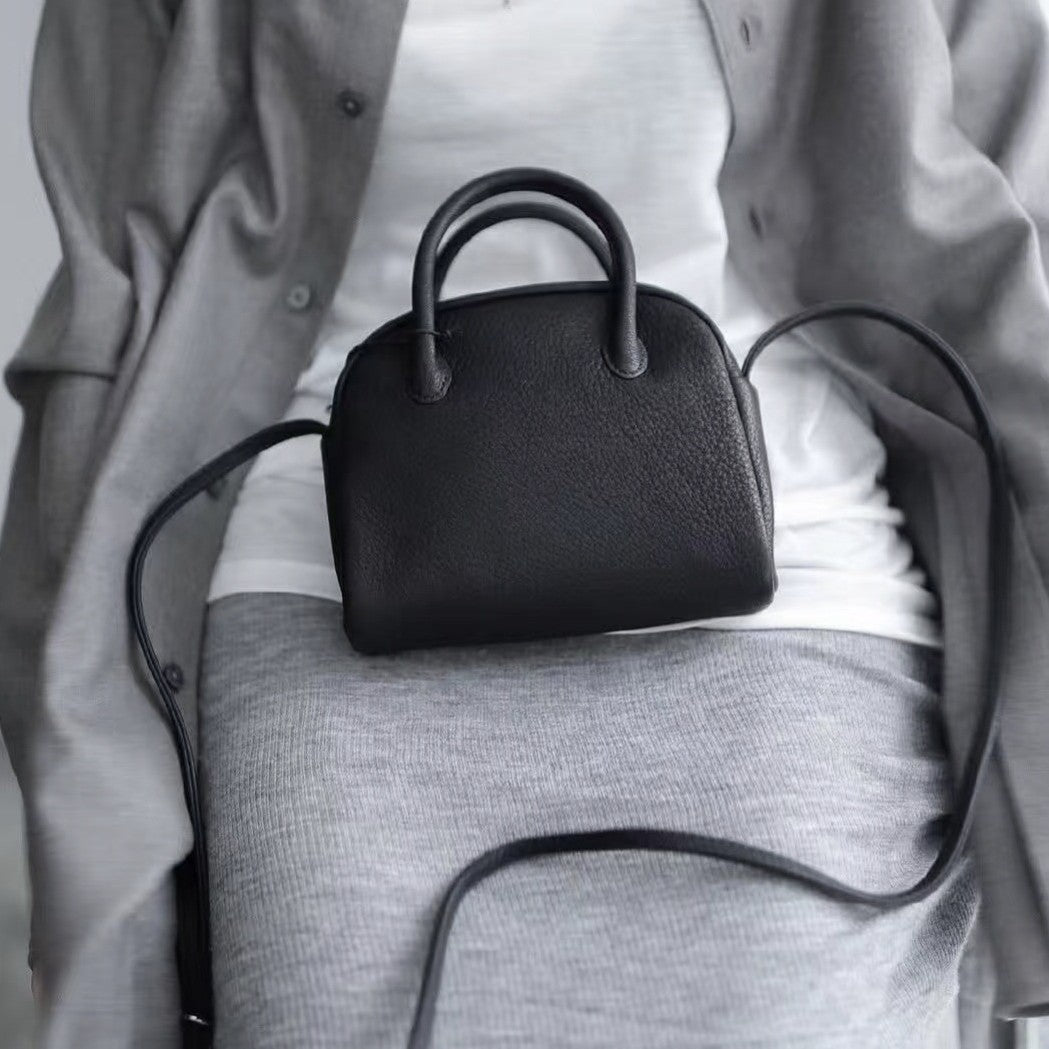Women's Niche Genuine Leather Light Luxury Portable Women's Handbag