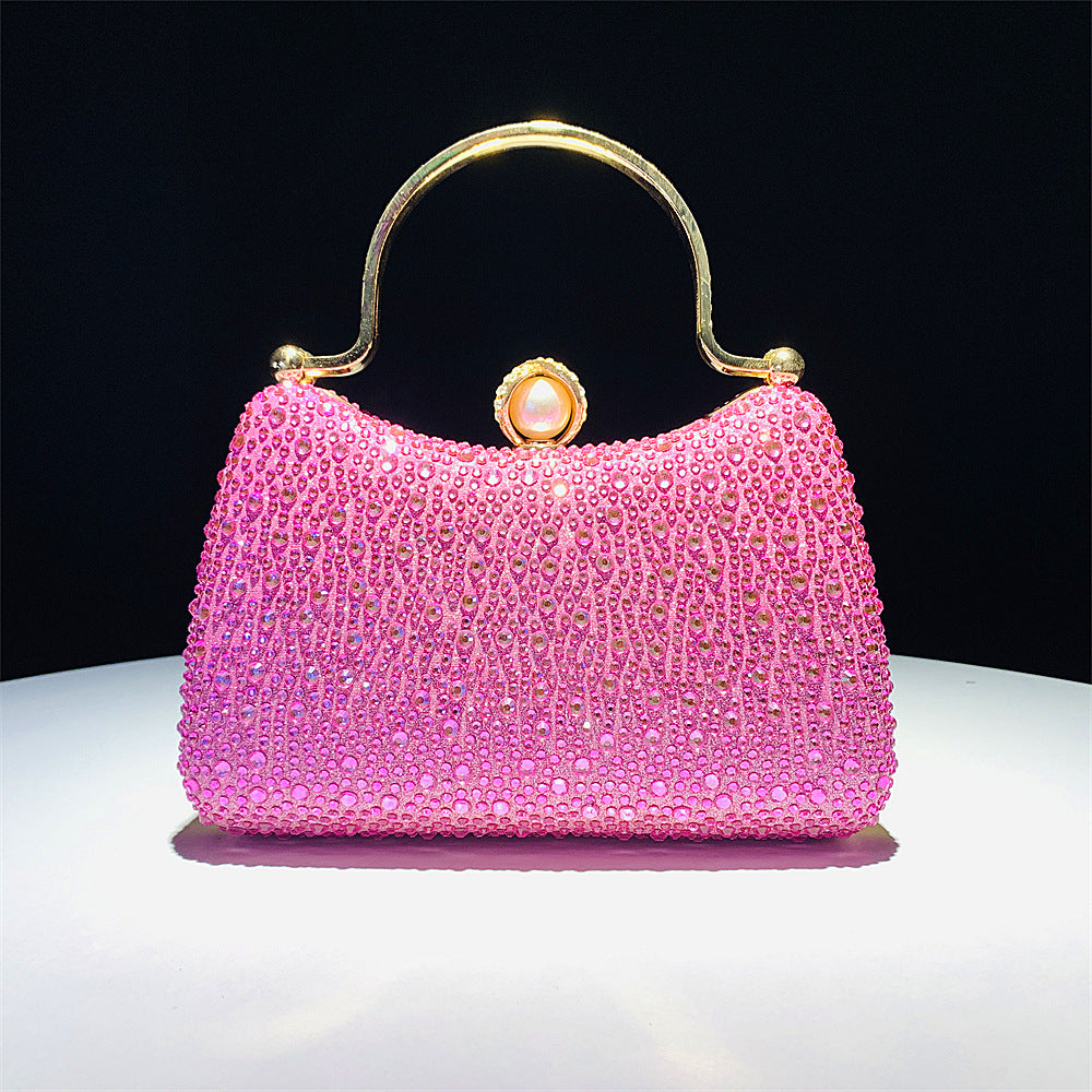 Rhinestone All Match Dress Diamond Wedding Dinner Bag