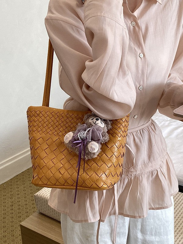 Women's Summer Weaving Portable Advanced Single Underarm Women's Messenger Bag