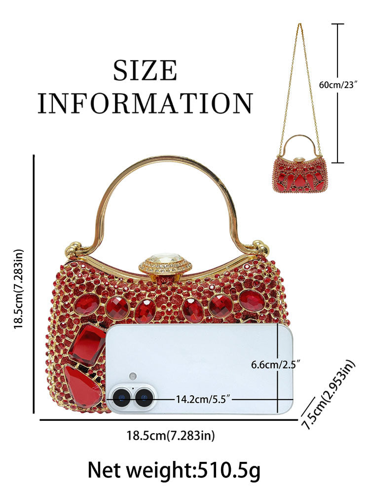 Women's Luxury Exquisite French Diamond High Sense With Bags