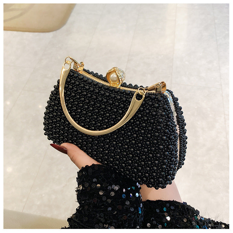 Pearl Hand Banquet Dress Temperament High Sense Dinner Bag