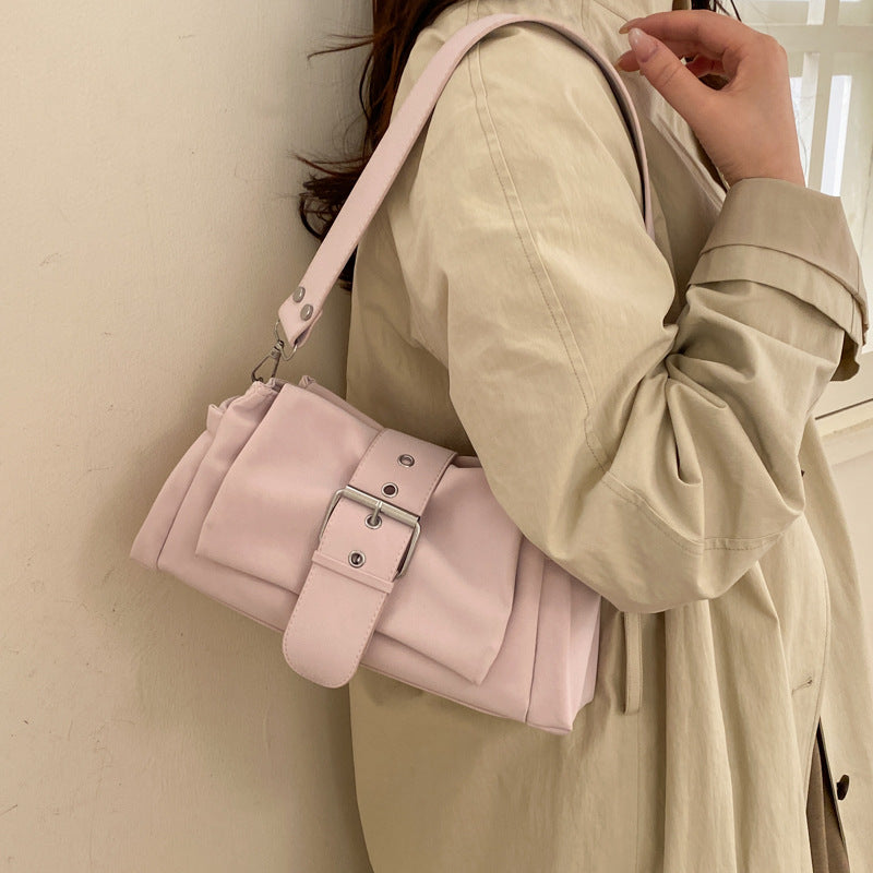 Trendy Frosted Portable Fashion Korean Retro Buckle