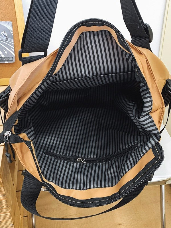 Men's Fashion Function Commuter Large Capacity Portable Fitness Dry Wet Separation School Bags