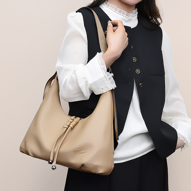 Women's High-grade Idle Style Retro Large Capacity Tote Bag