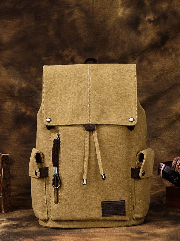 Men's Canvas Winter Large Capacity Fashionable Portable Leisure Backpack
