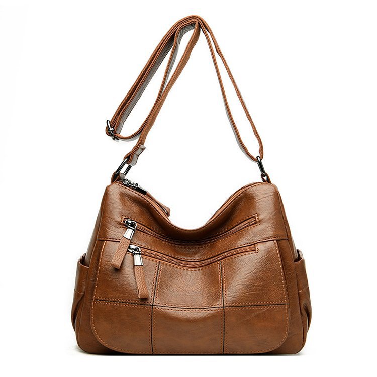 Women's Solid Color Simple Mom Large Capacity Women's Messenger Bag