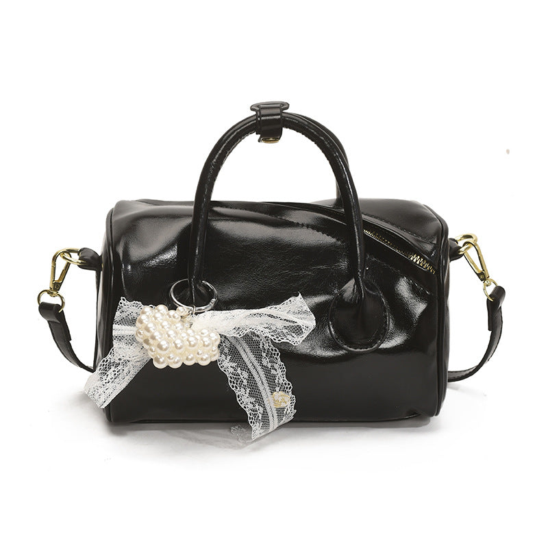 Simple Rhombus Western Style Texture Commuter Handbags