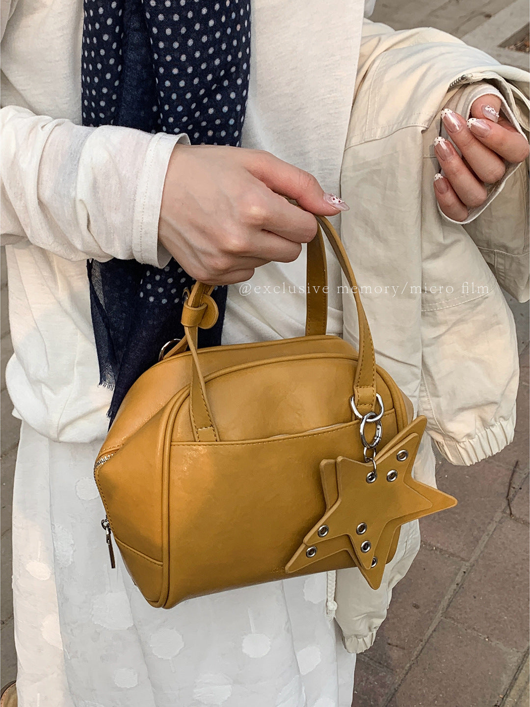 Women's Retro Minority Textured Carrying Summer Simple Women's Messenger Bag